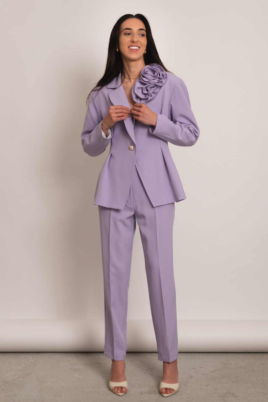Vibrant Peplum Women Suit Set  - Women Formal Wear For Conference ulasan dan harga