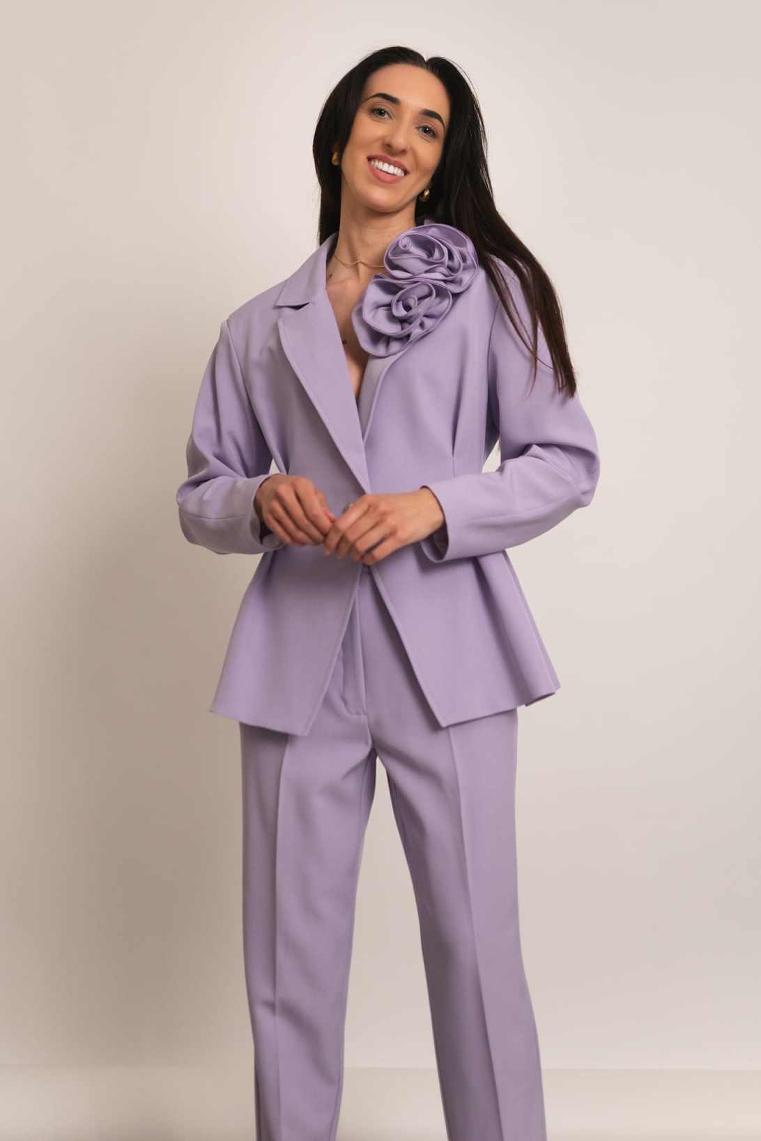 Vibrant Peplum Women Suit Set  - Women Formal Wear For Conference ulasan dan harga
