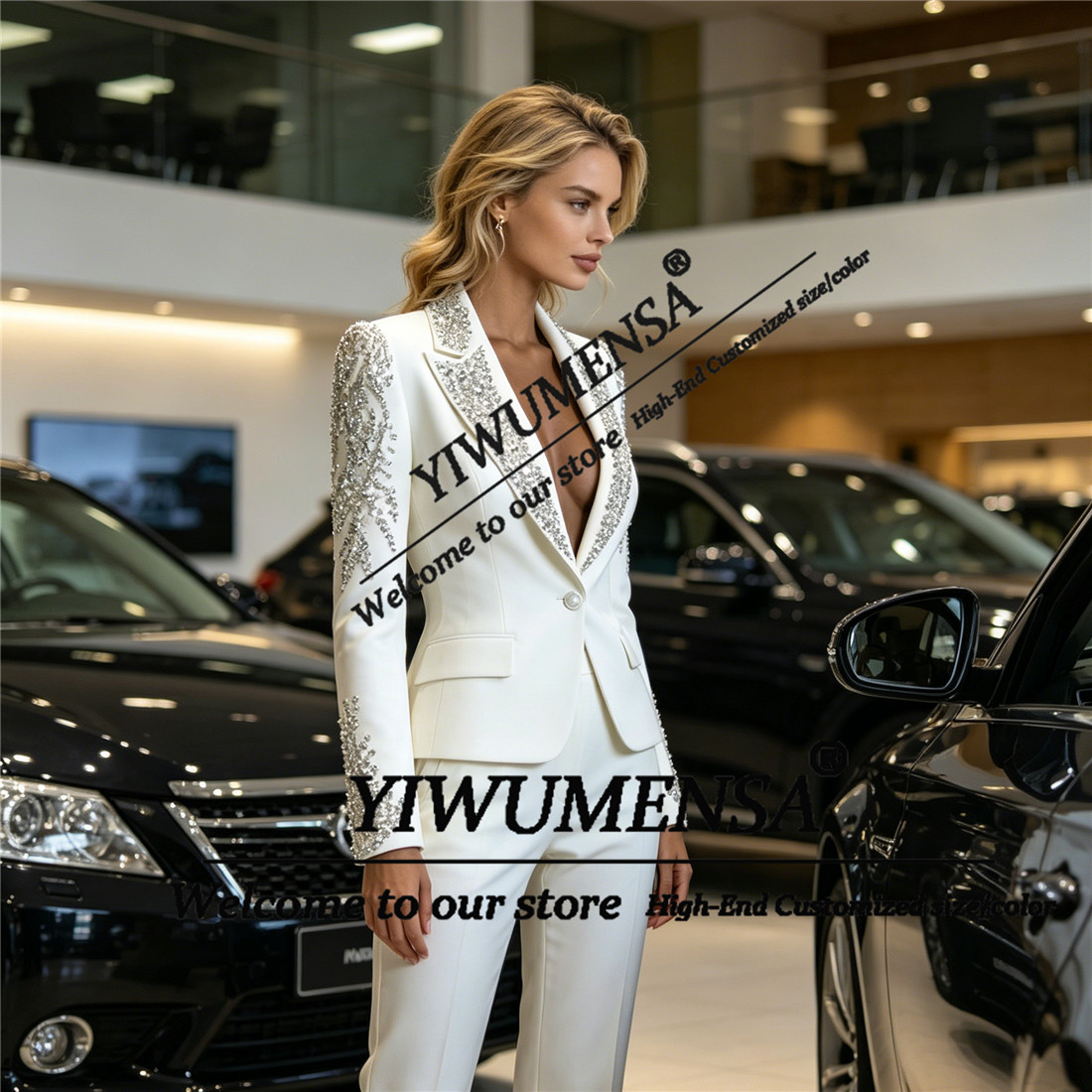 Luxury Women Suits 2 Pieces Se - Formal Wear Women Us ulasan dan harga