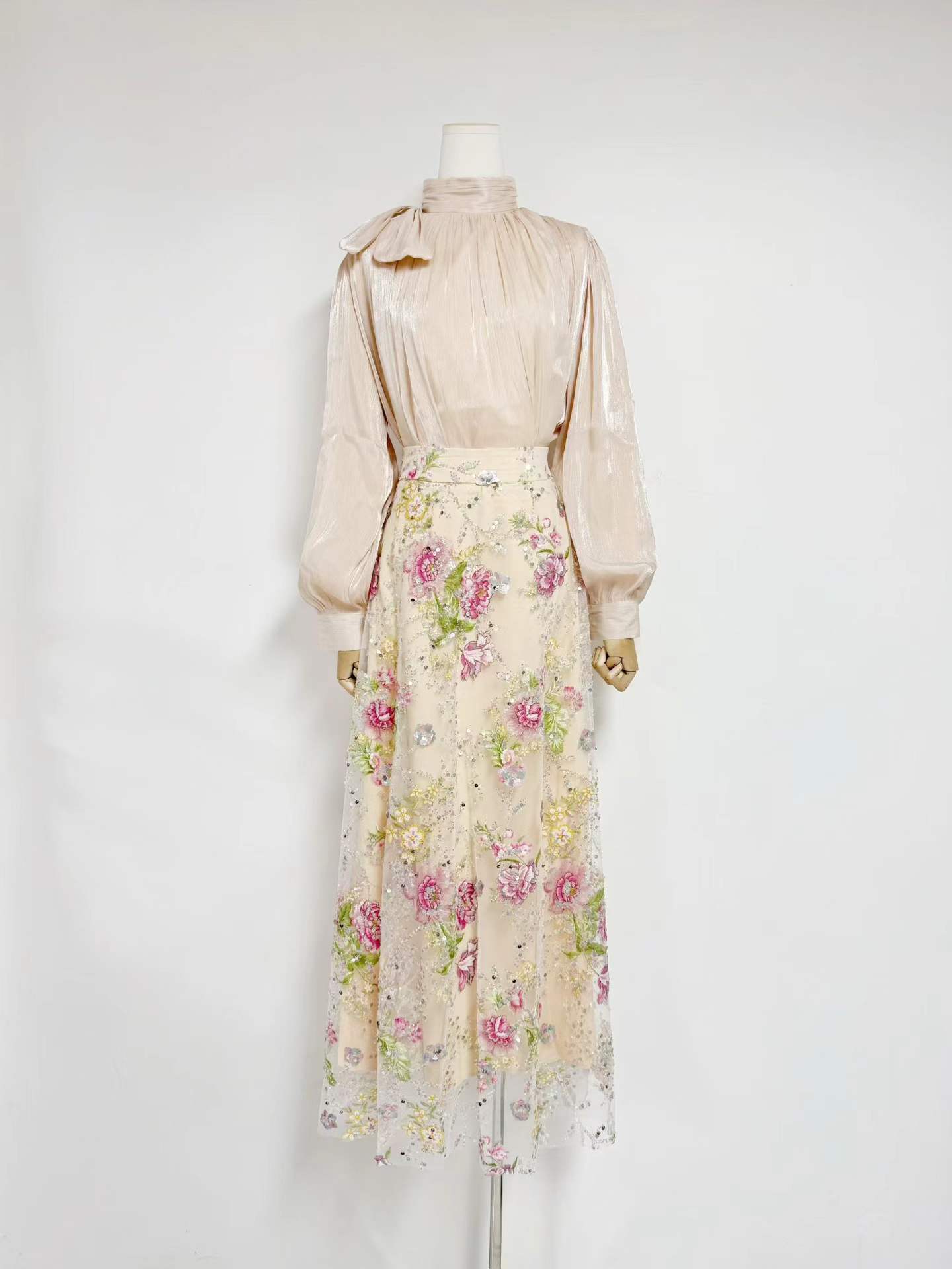 VGH Elegant Chic Black Floral  - Formal Wear Women Us ulasan dan harga