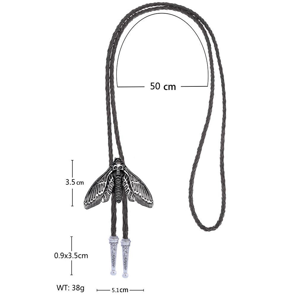 Fashion Animal Moth Bolo Tie - - Women Formal Wear Western ulasan dan harga