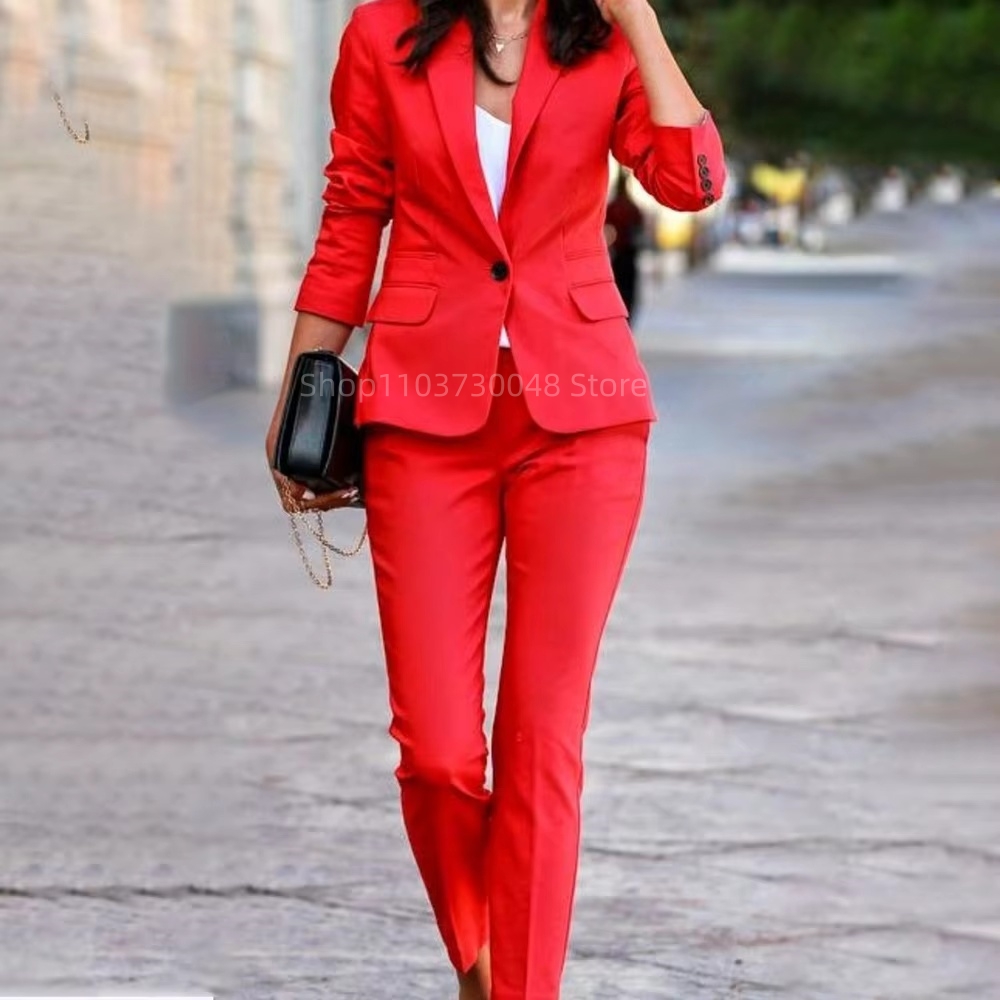 Fashion Office Ladies Blazer a - Formal Wear Women Us ulasan dan harga