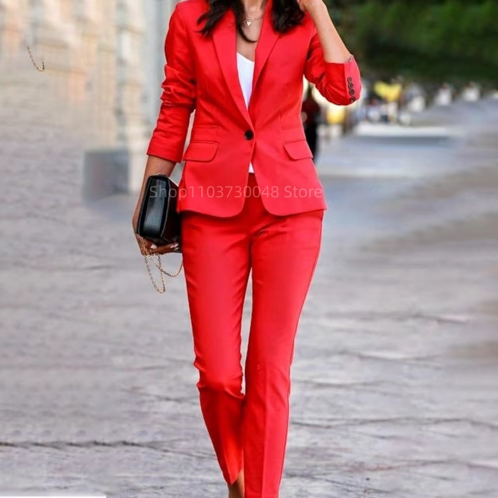 Fashion Office Ladies Blazer a - Formal Wear Women Us ulasan dan harga